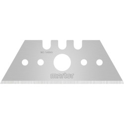 Martor 54065.70 Trapezoidal Blade Steel 10 Pieces 2-Way Sharp Cutting Edges