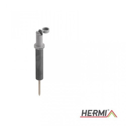 Podpora zwodu do ściany z tworzywa, szara, odstęp 100mm