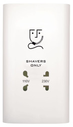 Gniazdo golarki Montaż ścienny Contactum ścieżki: podwójne