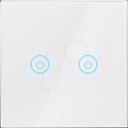 SH0125 WLAN wall switch, 2-way