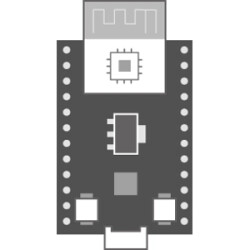 Developer board, USB-to-UART connector, 240 MHz, 4 MB, ESP32-DEVKITC-32E