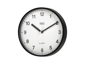 Zegar ścienny 20 cm czarny