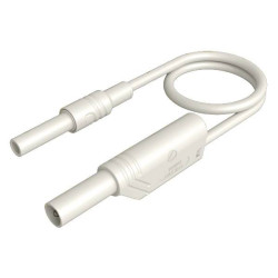 SKS Hirschmann 934042107 Safety Test Lead 4mm jack 100cm white