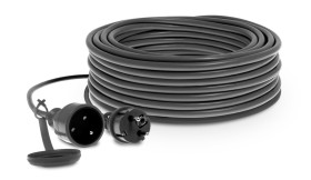 Przedłużacz warsztatowy gumowy PROFESSIONAL H05RR-F czarny W-97292