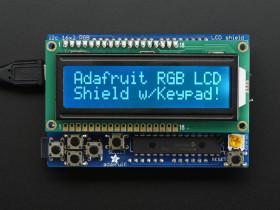 Adafruit RGB LCD Shield Kit w/ 16x2 Character Display - Only 2 pins used