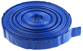 Przewód rurowy średnica wew 26mm średnica zew 29mm Zwijany na płasko Niebieski długość 20m