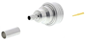 Złącze koncentryczne Montaż na kablu Męski 50Ω typ złącza Złącze QN 0 to 11GHz Połączenie zagniatane typ kabla RG58 C/U