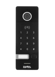 Jednorodzinny zewnętrzny panel wideo z czytnikiem kart i szyfratorem HD czarny VO-812IDBPHD ENT10000461