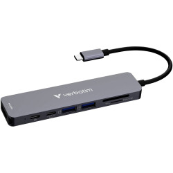 Verbatim 32158 USB hub 5 GBit/s Grey Essentials