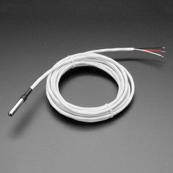 High Temp Waterproof DS18B20 Digital Temperature Sensor - 3m long