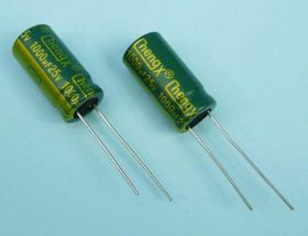 1000uF/25V 100SZT LowESR 10x20 105° ELKO