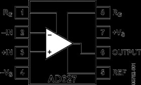 Micropower, Single and Dual Supply R/R Instrumentation Amplifier