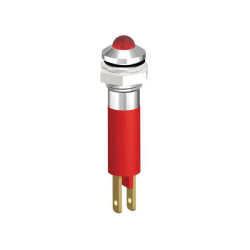 Signal Construct SWQU08628CRA LED Indicator 230VAC/130VDC IP67 Metal Front