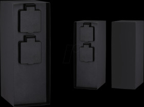 94657 Outdoor Rio IP44 Socket Column rect