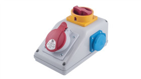 Rozdzielnica Stacjonarna R-Box Kompakt 1X16a/5P 1X250v, Wył. 0/1 B.165/1/01