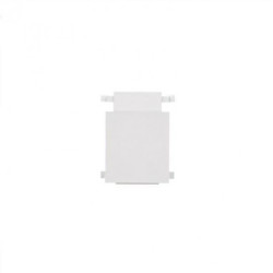 Simon 55 Zaślepka otworu wtyku RJ45/RJ12 do pokrywy gniazda teleinformatycznego Biały mat BWB/111