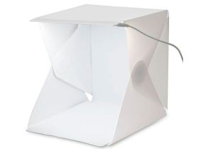 Namiot bezcieniowy LED + 2x tło fotograficzne