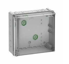 Obudowa Plastik szerokość zew. 315 mm długość zew. 300 mm wys. zew. 147 mm Spelsberg IP65 Szary