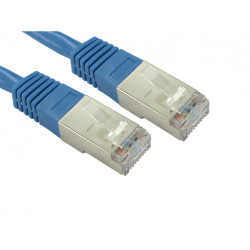 Kabel Ethernet Cat5e długość 0.5m Z zakończeniem RS PRO PVC l. żył: 8 średnica 5.6mm