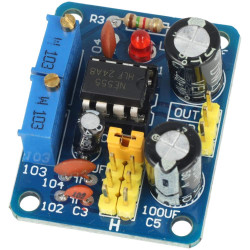 Generator impulsów NE555 1Hz-200kHz