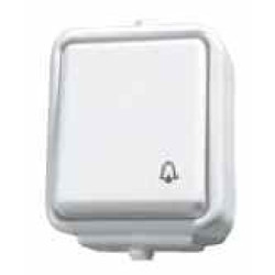 CEDAR biały WNT-101C01 IP44 przycisk dzw. ELDA