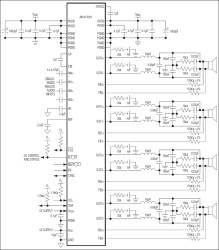 4-Channel, Automotive Class D Audio Amplifier