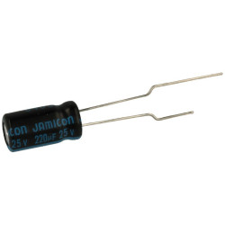 Kondensator 220uF/25V elektrolit 105st.c / TKP221M1EE11ME2 / 15519