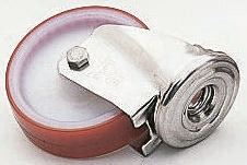 Koło samonastawne średnica kabla 80mm Otwór na śrubę LAG 100kg wysokość całkowita 106mm