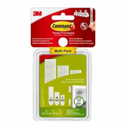 Rzepy do wieszania obrazów / ramek 18KPL (8KPL dużych + 6KPL średnich + 4KPL małych)1,8-7,2kg 3M COMMAND