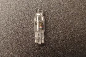 Żarówka LEDOWA 12V R5/T5/W2W biała zimna