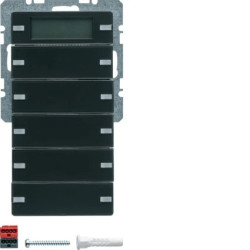 Q.1 Przycisk 5-kr z reg. temp. i wyśw., antracyt, aks 75665726