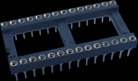 001-2-028-6-B1STF-XT0 Precision IC-Socket, 28 pin, 2,54