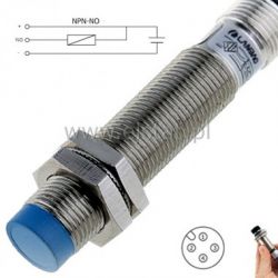 Czujnik indukcyjny LR12xAN04DNO-E2 ( NPN, NO, M12)