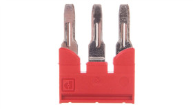 Mostek Wtykany 41A 3-Torowy Czerwony Fbs 3-8 3030297 /25Szt./