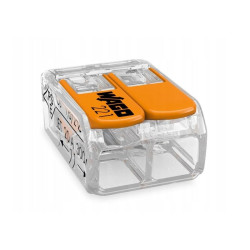 Szybkozłączka WAGO 221-412 na przewód 2x (0,14-4mm2)