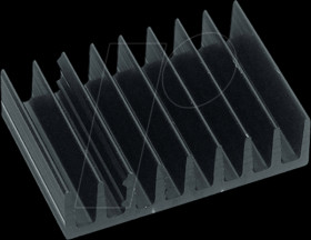 ICK SMD B 13 SA Heat sink 13mm 29 K/W black anodised