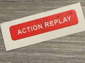 Action Replay cartridge sticker