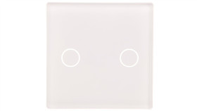 Touchme Mały Panel Szklany, Łącznik Podwójny, Biały Tm531w