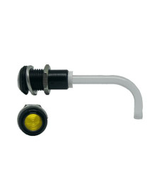 RHD-0700-2000-F9PZY67PR Rura oświetleniowa LED, Sztywny Panel, Kąt prosty, dł. 50.7 mm, 1-drożny, Bivar Żółty 9 mm