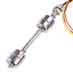 Czujnik poziomu cieczy wody pływakowy 150mm ( podwójny ) / 125 C