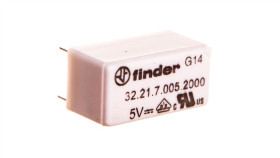 Przekaźnik 1P 6A 5V Dc Styk Agcdo Wykonanie Szczelne Rtiii 32.21.7.005.2000