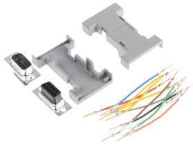 Adapter D-sub z typu D-Sub z 9 stykami na rodzaj Męski z rodzaju Męski na typ D-Sub z 9 stykami