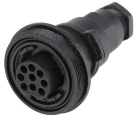 Złącze wielostykowe przemysłowe 9-pinowe Układ szeregowy Gniazdo Bulgin