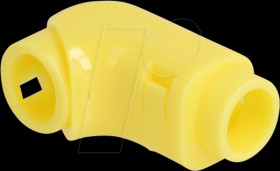 88123 Cable protector, 90° adapter, 8 pieces, yellow