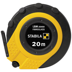 Stabila 19654 LBM 2000 Closed Fibreglass Tape 20m (Width 13mm) (Metric only)