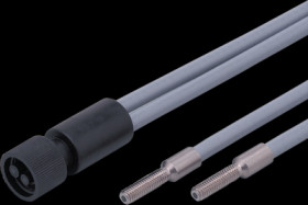 E20505, Through-beam sensor, Sensing head thread Minfrared light, Lens type standard, (28 x 21)...(