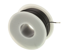 Przewód montażowy 0,52 mm² Czarny Alpha Wire SR-PVC 20 AWG 300 V dł. 30m 7/0,32 mm +80°C Lista UL