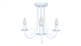 Lampa Wisząca Perła 3 Biała Lp-020/3P White Light Prestige