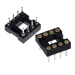 Podstawka do układów scalonych DIP8 precyzyjna gold