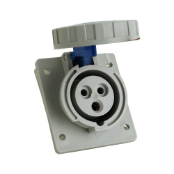 Gniazdo tablicowe skośne CEE 16A/3P 230V IP67 IEG 1632 DV